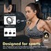 Wireless Earbuds, Bluetooth Headphones, Ear Buds with 80hr Playtime, LED Power Display, Noise Canceling, LED Power Display, IPX7 Waterproof Earphones for Gym/Workout/Sport